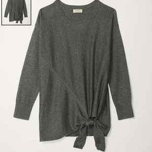 Ann Taylor LOFT Outlet Side Tie Tunic Sweater